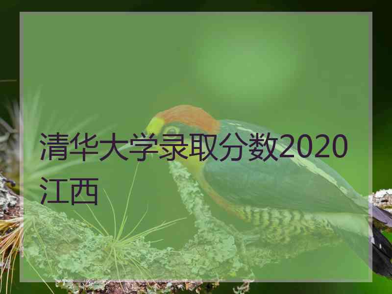 清华大学录取分数2020江西