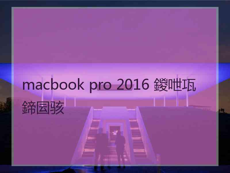 macbook pro 2016 鍐呭瓨鍗囩骇