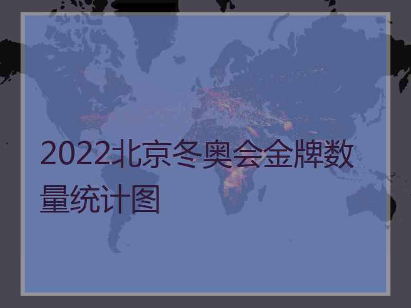 2022北京冬奥会金牌数量统计图