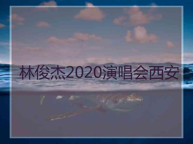 林俊杰2020演唱会西安