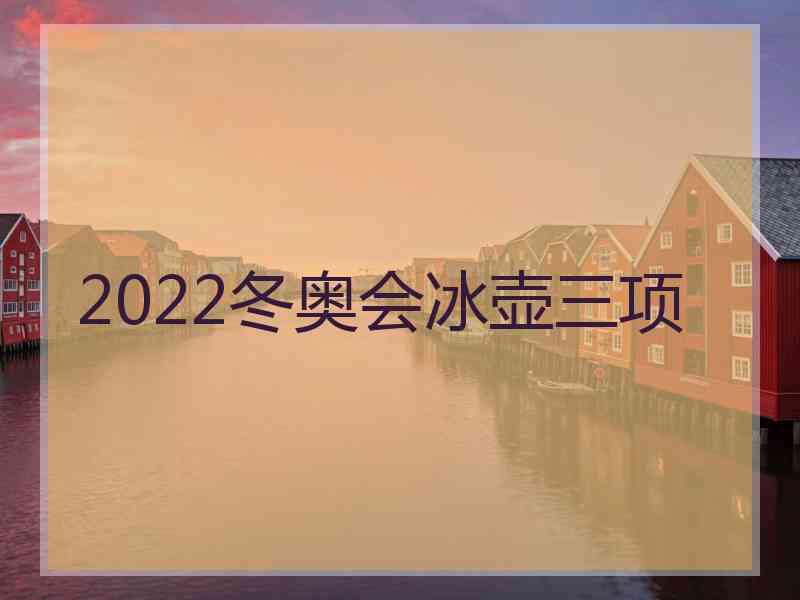 2022冬奥会冰壶三项