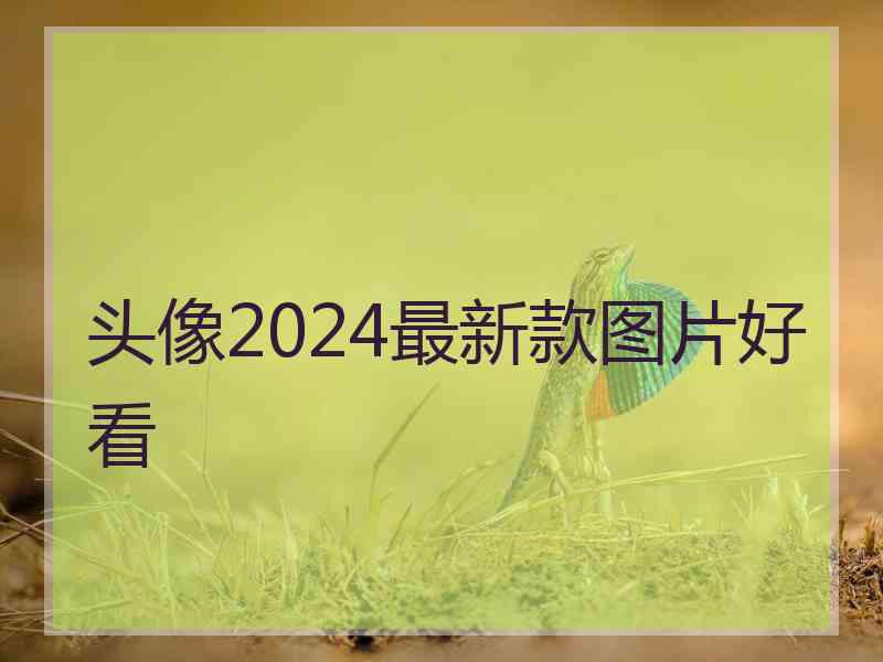 头像2024最新款图片好看