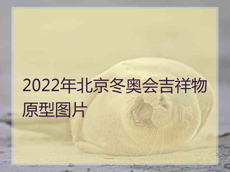 2022年北京冬奥会吉祥物原型图片