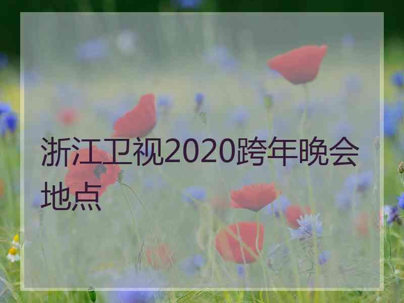 浙江卫视2020跨年晚会地点