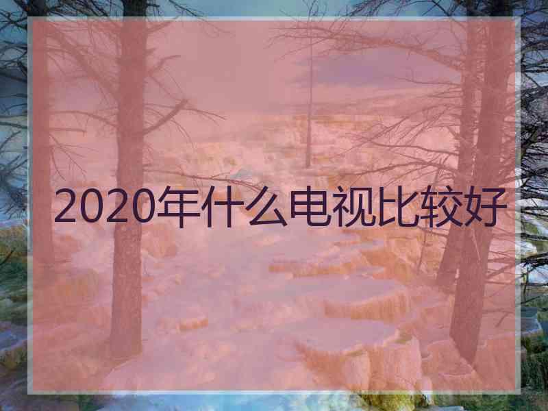 2020年什么电视比较好