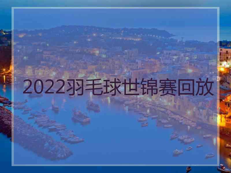 2022羽毛球世锦赛回放