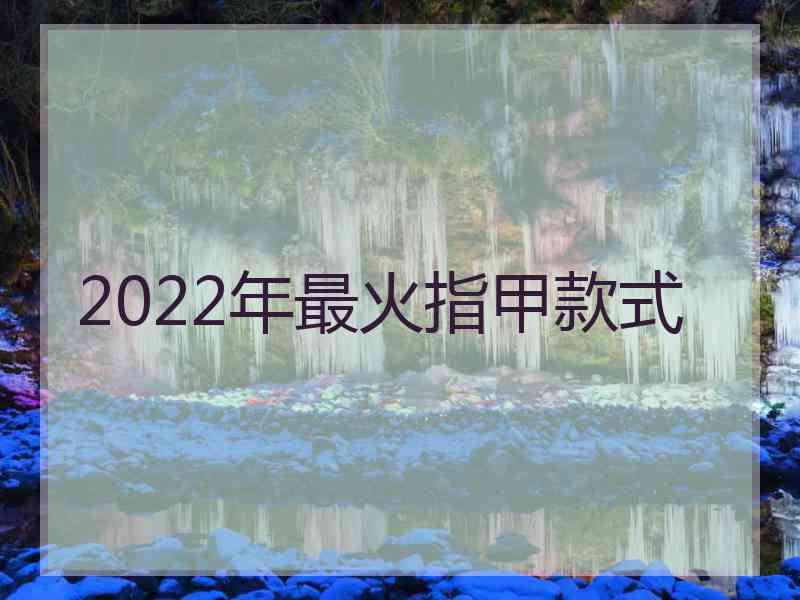 2022年最火指甲款式