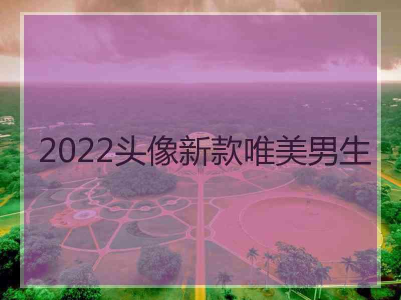 2022头像新款唯美男生