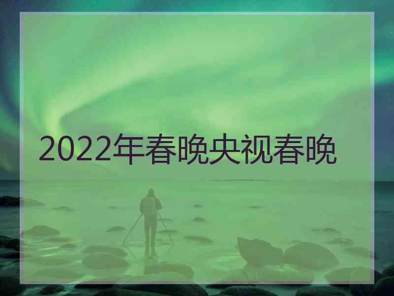 2022年春晚央视春晚