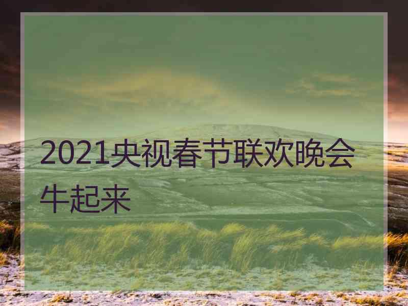 2021央视春节联欢晚会牛起来