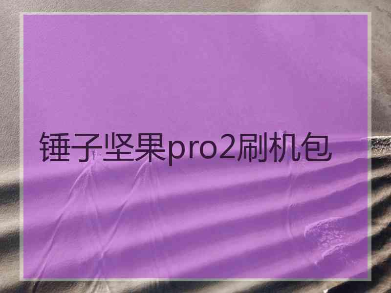 锤子坚果pro2刷机包