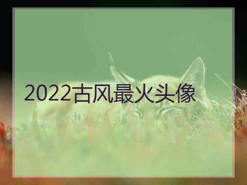 2022古风最火头像