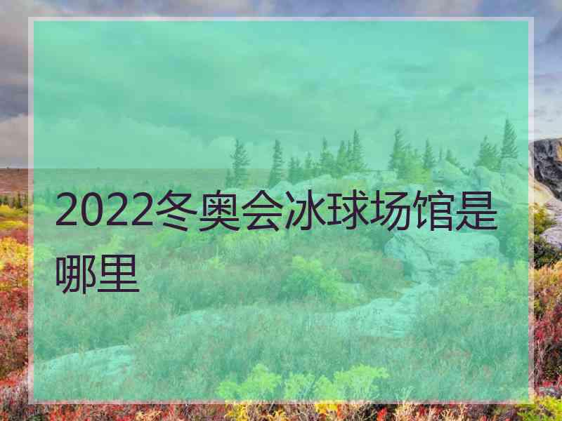 2022冬奥会冰球场馆是哪里