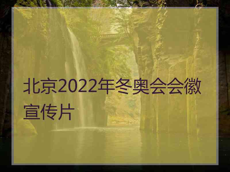 北京2022年冬奥会会徽宣传片