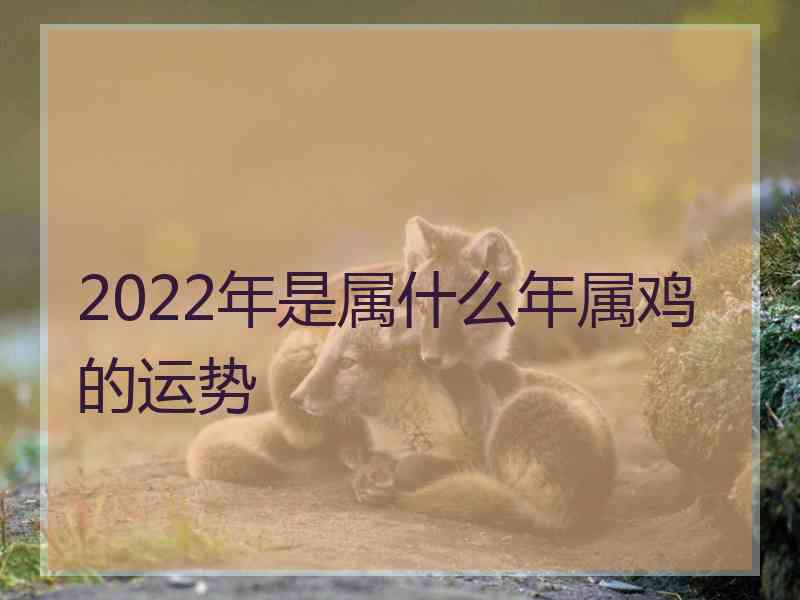 2022年是属什么年属鸡的运势