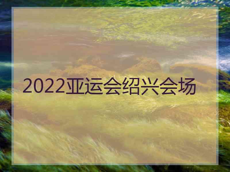 2022亚运会绍兴会场