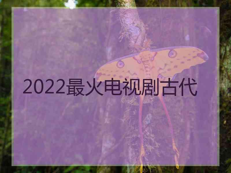 2022最火电视剧古代