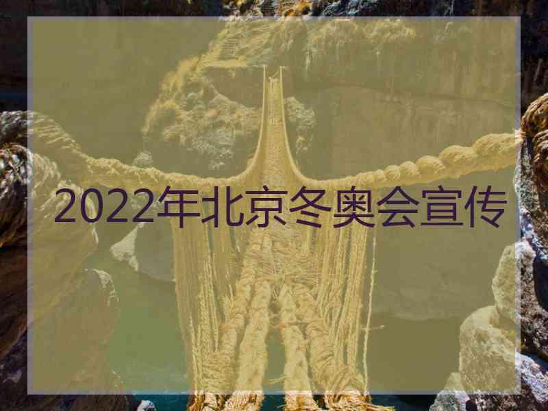 2022年北京冬奥会宣传