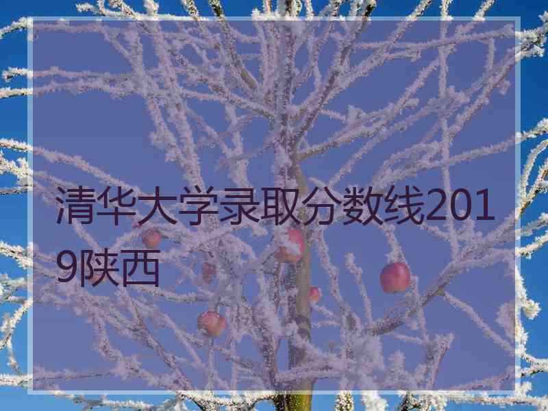 清华大学录取分数线2019陕西