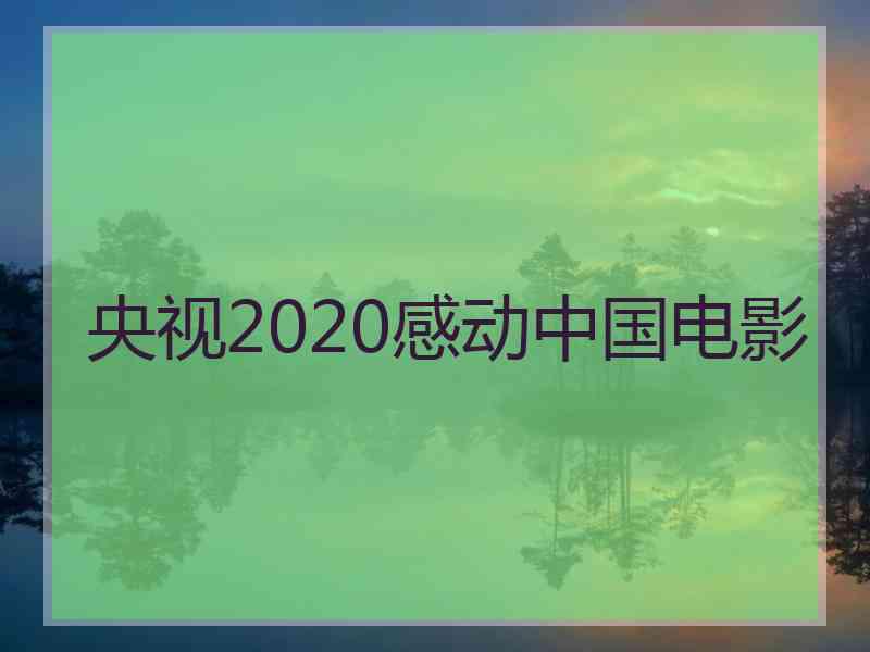 央视2020感动中国电影