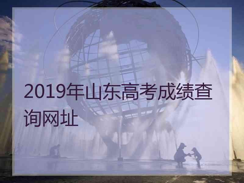 2019年山东高考成绩查询网址