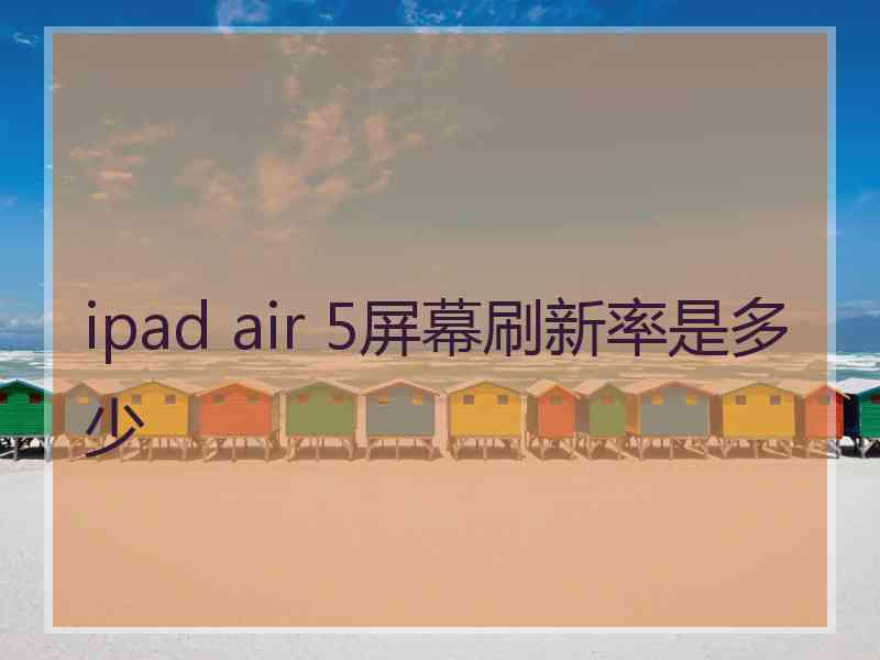 ipad air 5屏幕刷新率是多少