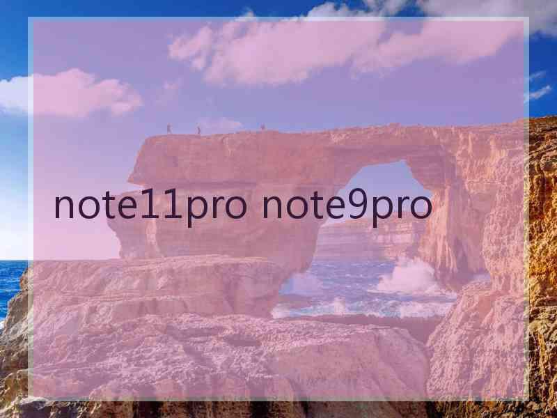 note11pro note9pro