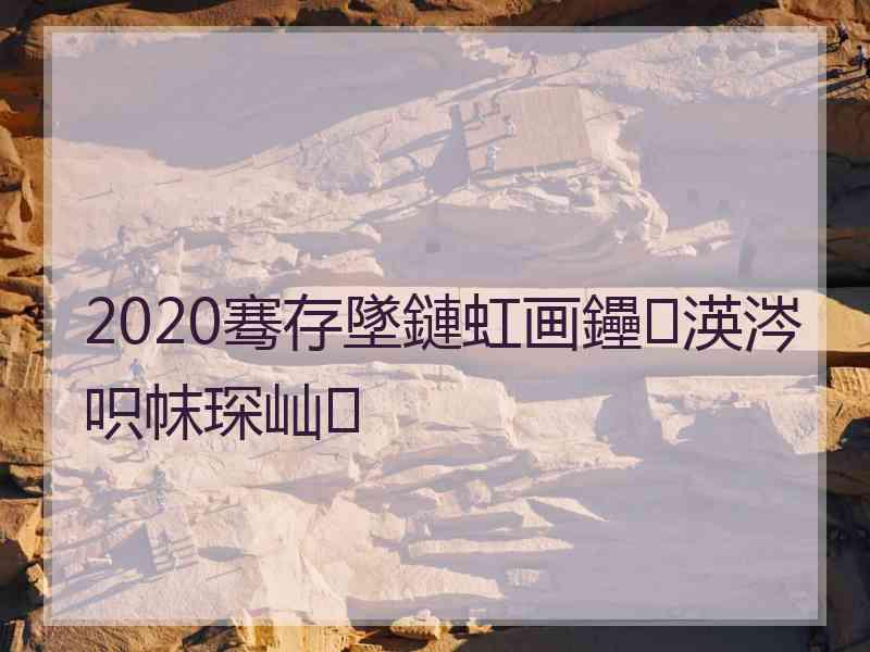 2020骞存墜鏈虹画鑸渶涔呮帓琛屾