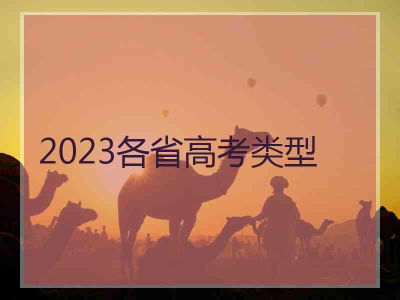 2023各省高考类型