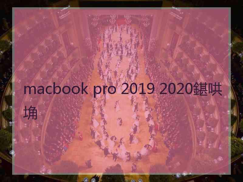 macbook pro 2019 2020鍖哄埆