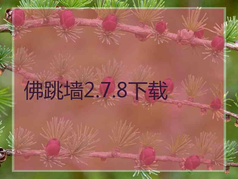 佛跳墙2.7.8下载