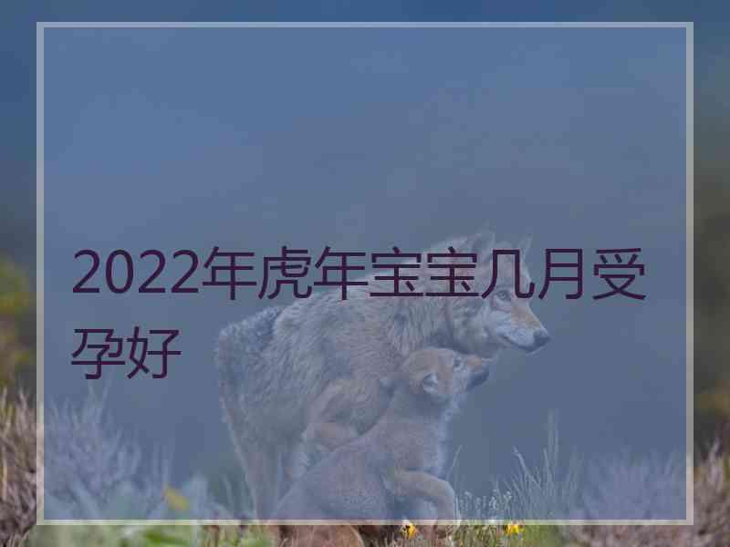 2022年虎年宝宝几月受孕好