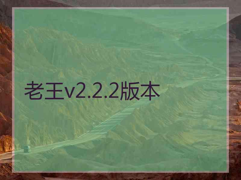 老王v2.2.2版本