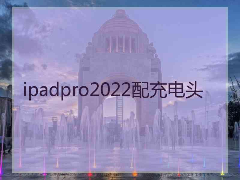 ipadpro2022配充电头