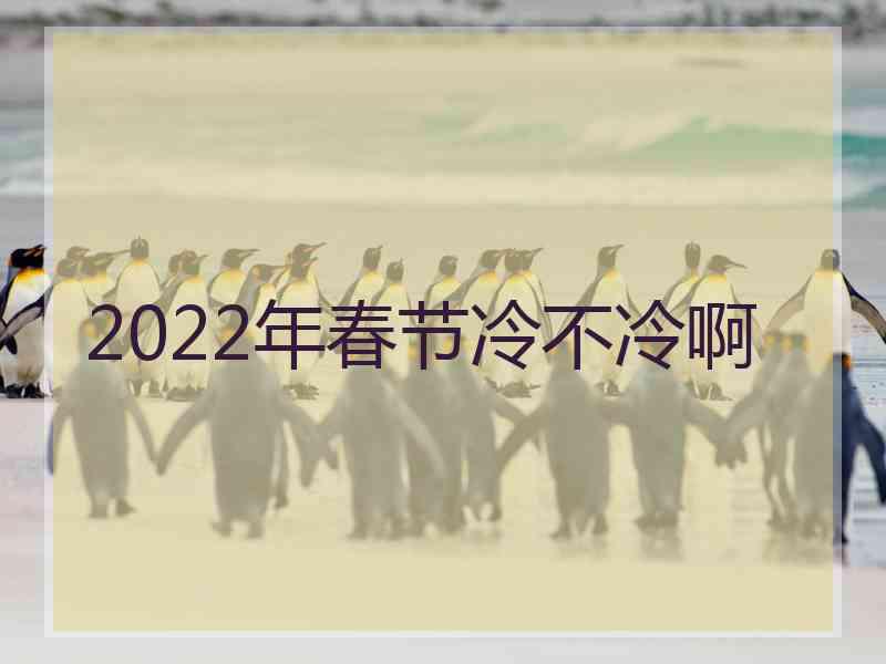 2022年春节冷不冷啊