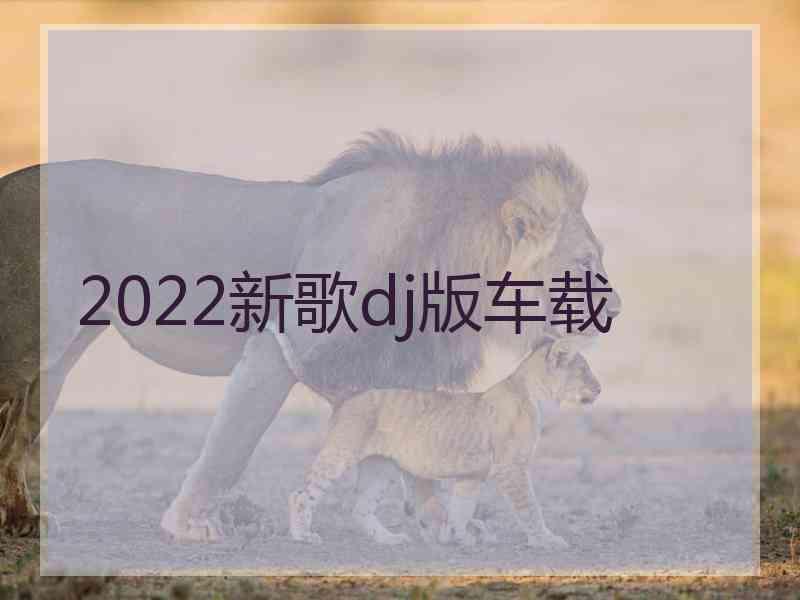 2022新歌dj版车载