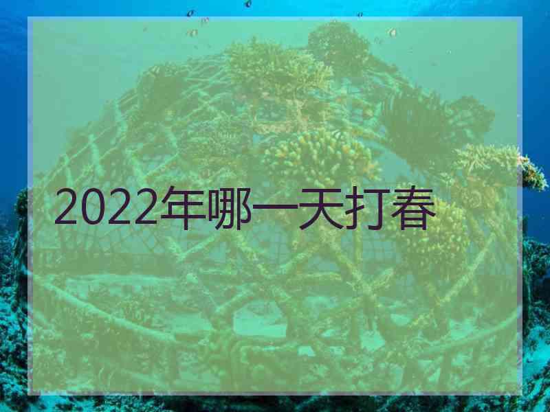 2022年哪一天打春