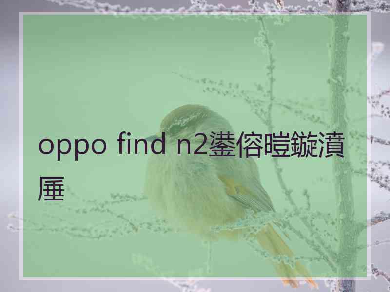 oppo find n2鍙傛暟鏇濆厜