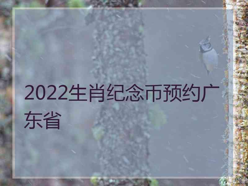 2022生肖纪念币预约广东省