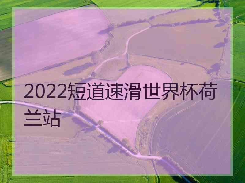 2022短道速滑世界杯荷兰站