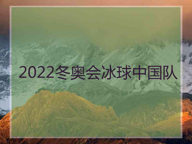 2022冬奥会冰球中国队