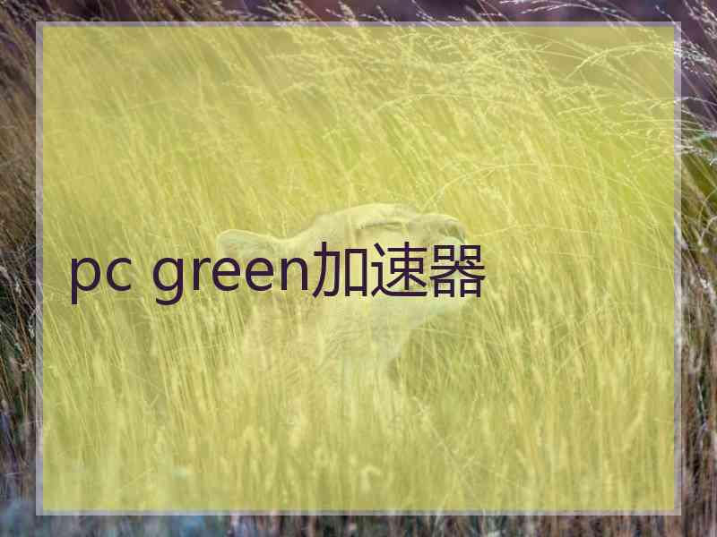 pc green加速器