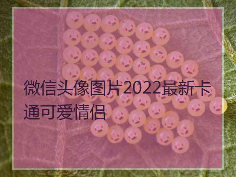 微信头像图片2022最新卡通可爱情侣