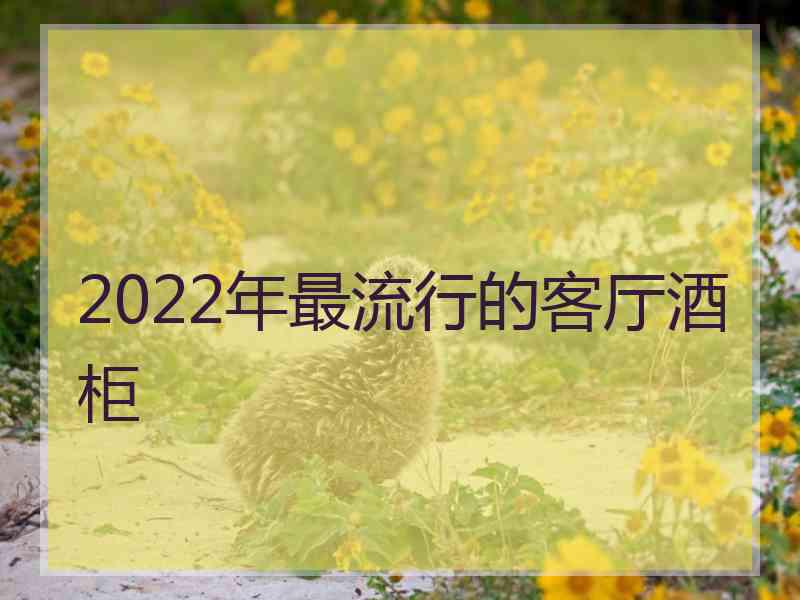 2022年最流行的客厅酒柜