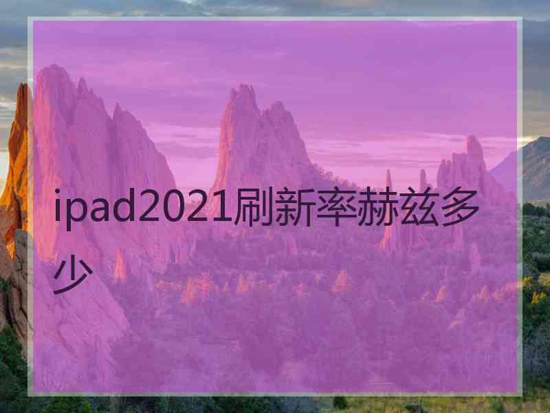 ipad2021刷新率赫兹多少