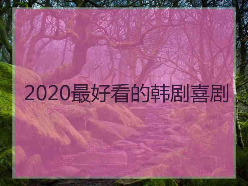 2020最好看的韩剧喜剧