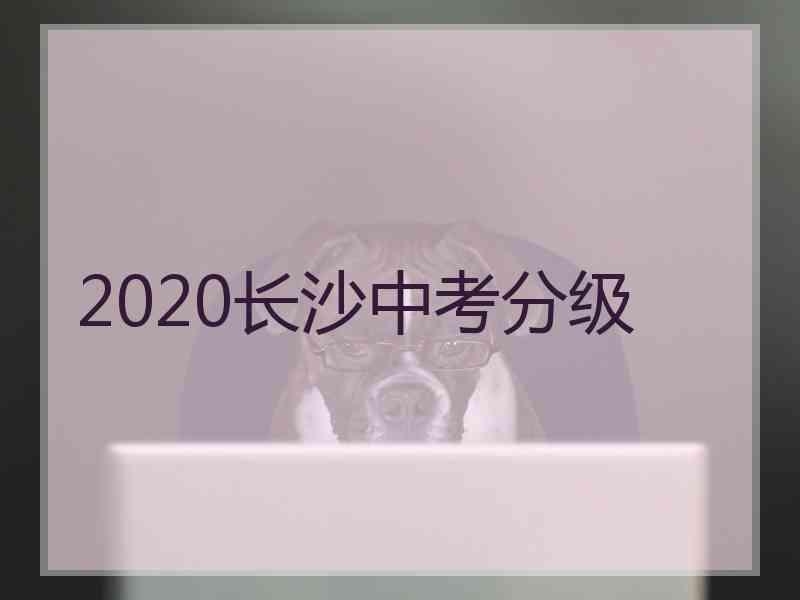 2020长沙中考分级