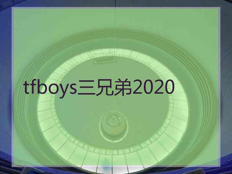 tfboys三兄弟2020