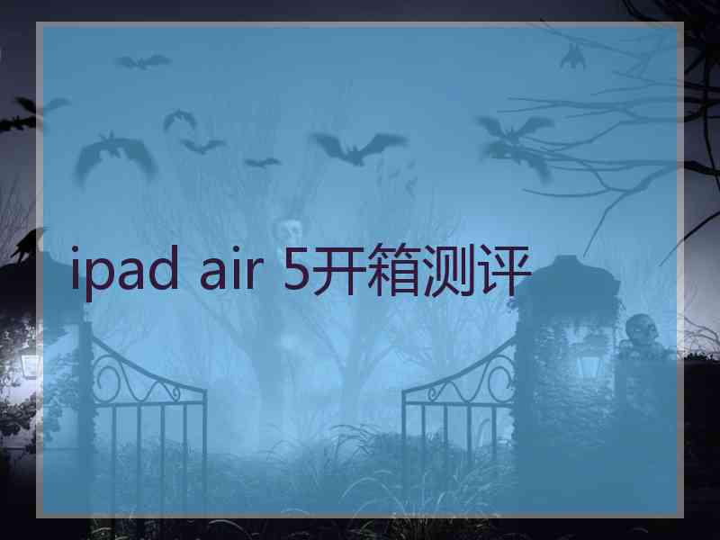 ipad air 5开箱测评