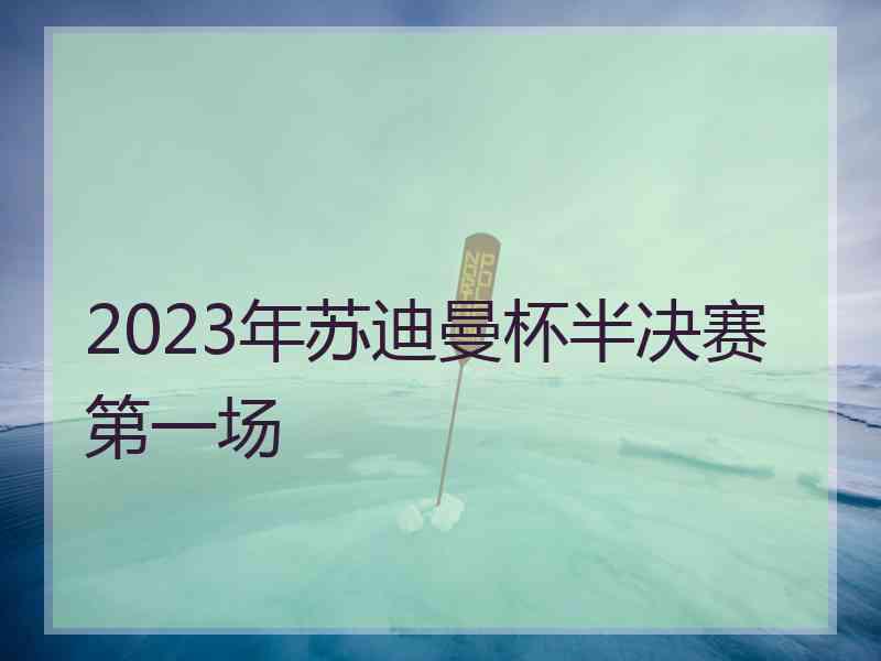 2023年苏迪曼杯半决赛第一场